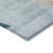 Homeroots 8' Rust Beige And Teal Blue Round Geometric Washable Indoor Outdoor Area Rug 604937 - alternate 4