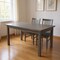 Homeroots 60" Gray Solid Wood Dining Table 548921 - alternate 1