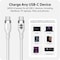 Targus Targus Charging Cable - 6.56 ft Cord Length - USB Type C HJ4002WHGL - alternate 3