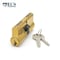 Ecs Hardware Durable Premium Profile Cylinder Double Sided Thumb Turn, 2-3/4 Inch 70mm, Keyed Alike KA10 ECSH-EPCD-US3-KW1-KA10 - alternate 2