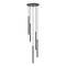 Z-Lite Forest 5 Light Chandelier, Matte Black, 12 In W x 23.75 In H 919MP24-5R-MB-LED - alternate 3