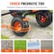 Vevor Poly Garden Dump Cart Heavy-duty Yard Carts and Wagons 800 lbs 10" Tires TC4270 - alternate 4