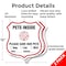 Signmission Pets Inside Shield Sign Alert Please Sav, 12 inch X 12 inch, Plastic Sign, 2PK SHI-P-2PACK-12-429 - alternate 5
