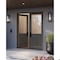 Doornmore G5001, 66.5" x 98" ( 2x32" Door) Left Hand, Mahogany 1/2 Lite Exterior Door G5001-SW-3296_2_LI - alternate 1