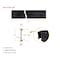 Mytee Products 2PK 4in Fuel Tank Strap Isolator for Semi Trucks - 25 ft. Length, Black, 2PK FTSI-425x2 - alternate 5