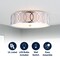 Jonathan Y Aria 3-Light 15.5" Metal LED Flush Mount, Chrome JYL3503B - alternate 7