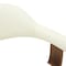 Leisuremod Modern Wooden Dining Chair, Walnut Color Frame in White, Brivo Collection BC22W - alternate 3