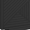 Homeroots 63in Black Ribbed Texture Wood Enclosed and Open Storage TV Stand 724161 - alternate 3