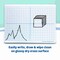 Flipside 9" x 12" Magnetic, XY Axis, Two-Sided, Dry Erase Learning Mat - 24 Pack 11202 - alternate 4