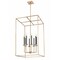 Z-Lite Gaultier  Modern Gold 8 Light Chandelier 6100-44MGLD - alternate 3