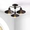 Jonathan Y Calvin 18.5" 3-Light Iron Industrial LED Semi Flush Mount, Oil Rubbed Bronze JYL7498A - alternate 3
