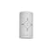 Luxury Lighting Asavva 17 in Tall Starburst Ceramic Outdoor Wall Light, Paintable White Bisque Finish 412-36-W-ud-7-17 - alternate 2
