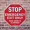 Signmission Exit Sign, Aluminum Metal Signs, 10 in W, 10 in H OC-A-2PACK-10-255 - alternate 3