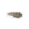 Homeroots 135" Camel Corduroy Modular Compression Foam Sofa With Toss Pillows 712972 - alternate 2