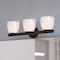 Vaxcel Bosworth 3-Light Bathroom Light, Black W0563 - alternate 3