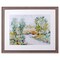 Homeroots Trees on the Creek II Brown Framed Print Wall Art 484223 - alternate 1