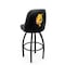 Holland Bar Stool Co Logo Grizzly Ferris State 36 in. Swivel Bar Stool with Black Wrinkle Finish L048 - alternate 1