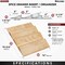 Rev-A-Shelf Drawer Insert, Maple Wood, Natural Maple, 16 in W, 1.55 in H, 19.75 in D 4SDI-18 - alternate 3