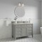 James Martin Vanities Brittany 48" Single Vanity, Urban Gray, w/ 3 CM Siberian Silestone Top 650-V48-UGR-3SFR - alternate 4