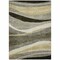 Homeroots 3' X 5' Taupe Gray And Black Abstract Washable Indoor Outdoor Area Rug 603689 - alternate 3