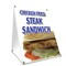Signmission Chicken Fried Steak Sandwich, 24 Inch x 18 Inch A-frame Yard Sign, Plastic Sign SBC-1824-Chicken Fried Steak Sandwich - alternate 1