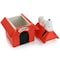 Gibson Peanuts Classic Snoopy Dog House Durastone 11.2in Cooke Jar in Red 80625.01RR - alternate 3