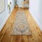 Jonathan Y Keesha Bold Distressed Medallion Low-Pile Machine-Washable Blue/Cream 2 ft. x 8 ft. Runner Rug WSH316A-28 - alternate 3