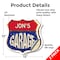 Signmission Jon's Garage, 12 inch X 12 inch, Vinyl Decal, 2PK SHI-D-2PACK-12-383-JON - alternate 5