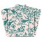 Homeroots 4" x 4" Green And Pink Vinyl Arabesque Peel And Stick Removable Tiles 571220 - alternate 1