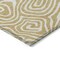 Homeroots 3' X 5' Gold And Beige Abstract Washable Indoor Outdoor Area Rug 598962 - alternate 4