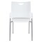 Office Star Products STC Series Straight Leg Stack Chair, White / Silver STC8300C4-11 - alternate 3