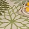 Homeroots 4' X 6' Ivory And Green Floral Indoor Outdoor Area Rug 548151 - alternate 3