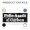 Signmission Pollo Assado al Carbon, 48 Inch x 120 Inch, Vinyl Banner B-120-30811 - alternate 3