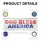 Signmission God Bless America, 48 Inch x 120 Inch, Vinyl Banner B-120-30675 - alternate 3