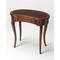 Homeroots Antiqued Deep Cherry Writing Desk 389429 - alternate 1