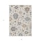 Homeroots 3' X 5' Ivory Brown And Blue Floral Washable Indoor Outdoor Area Rug 606158 - alternate 4