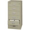 Fireking 6 Drawer, 1 Hr Fire, Vertical, 25" wide for Card Check & Notes Pewter 6-2552-CPE - alternate 2