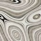 Homeroots 8' Ivory And Charcoal Round Geometric Washable Indoor Outdoor Area Rug 631391 - alternate 5