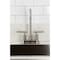 Kingston Brass Double-Handle 4" Centerset Bar Faucet, Brushed Nickel KB8498CML - alternate 3
