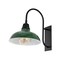 Jonathan Y Stanley 12.25" 1-Light Farmhouse Industrial Iron LED Gooseneck Arm Outdoor Sconce, Green JYL7614F - alternate 3