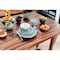 Homeroots Sage Sixteen Piece Ceramic Service For Four Dinnerware Set 534536 - alternate 1