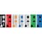 5S Supplies 5S Housekeeping Shadow Board Broom Station Version 13  - Black Board / Gray Shadows  With Broom HSB-V13-BLACK/GRAY-KIT - alternate 2