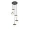 Z-Lite Renaud Matte Black 5 Light Chandelier 827P6-5R-MB-LED - alternate 4