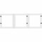Lorell Wall-Mount Hutch Frosted Glass Door, PK3 LLR59710 - alternate 2
