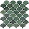 Daltile Miramo 3'' Ceramic Fan Wall Mosaic, 10PK MR49FAN3MBMSGL - alternate 2