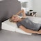 Lavish Home Folding Wedge Pillow Memory Foam Pillow with Bamboo Fiber Cover for Better Sleep, Ivory 82-TEX1019 - alternate 2