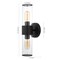 Jonathan Y Quinn 15.5" 2-Light Farmhouse Industrial Iron/Acrylic LED Sconce, Oil Rubbed Bronze/Clear JYL9913C - alternate 6