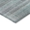 Homeroots 3' X 5' Teal Blue Gray And Charcoal Striped Washable Indoor Outdoor Area Rug 588070 - alternate 5