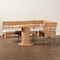 Bali & Pari Monica Bohemian Light Honey Rattan 3-Piece Dining Nook Set 258-14174-14175-14154-ZORO - alternate 5