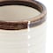 Gibson Home Terra Bella 4 Piece 18.5 Ounce Terracota Mug Set in Pearl White 142557.01 - alternate 2